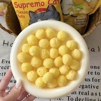 35g Salty Cute Cat Snack de Maíz con Sabor a Queso, Sin Grasas Trans, Directo de Fábrica, Personalizado, Venta al por Mayor, Especial para Fiestas KTV, Uso Doméstico y Ocio