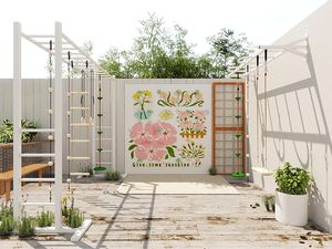 Muro de Escalada Interior de Madera Contrachapada PhysiMax para Niños con Escalera y Anillas para Niños Pequeños, Sala de Juegos en Casa, Juego Activo Seguro para 5-10 Usuarios - Product Image 5