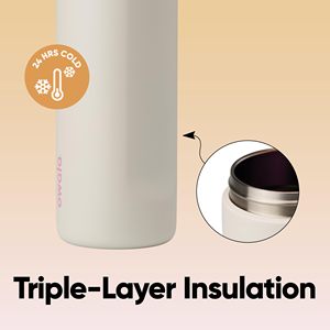 ขวดน้ำกีฬาสแตนเลสเก็บความเย็น ป้องกันการรั่วซึม พร้อมฝาปิดแบบหลอดดูด สำหรับเดินทาง ท่องเที่ยวกลางแจ้ง ออกกำลังกาย ขวดน้ำ Owala FreeSip - Product Image 3