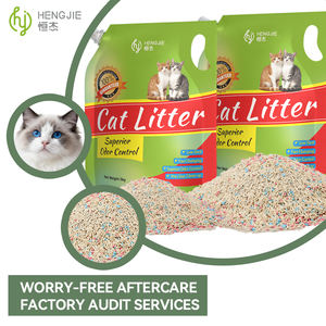 Prix de gros usine Litière <span class=keywords><strong>pour</strong></span> <span class=keywords><strong>chat</strong></span> biodégradable, écologique, facile à nettoyer, jetable dans les toilettes, faible teneur en poussière, hautement absorbante, mélange de sable, tofu et bentonite - Product Image 2