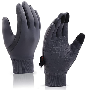 Özel kış kadın erkek dokunmatik eldiven rüzgar geçirmez bisiklet kış sıcak koşu diğer spor eldiven - Product Image 2