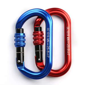 Alnas O-Type Auto Lock Aluminum Alloy Outdoor Climbing Rock Caving Safety Carabiner Master Lock TP-9706 - Product Image 5