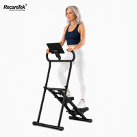 Equipo de Gimnasio en Casa, Máquina de Ejercicios de Escaleras, Plegable, Ahorra Espacio, Dispositivo de Ejercicio Aeróbico Diario para Apartamentos