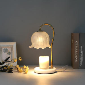 Lámpara de Mesa Moderna Minimalista con Forma de Tulipán, LED Blanco Cálido, Control Táctil, CRI 90, Enchufable, 2700K, para Decoración de Dormitorio - Product Image 4