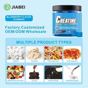Fabricante de suplementos de etiqueta privada adulto creatina monohidrato gomoso venta al por mayor suplementos de fitness fortalecimiento muscular - Product Image 2