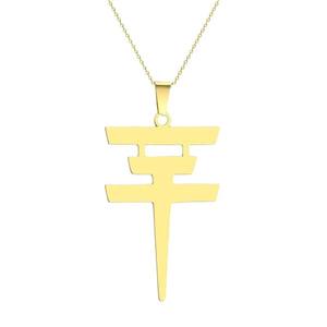 2024 collar de acero inoxidable directo de fábrica barato Vintage <span class=keywords><strong>Tokio</strong></span> <span class=keywords><strong>Hotel</strong></span> colgante collar gargantilla para hombres y mujeres - Product Image 1