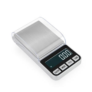 เครื่องชั่งเครื่องประดับพร้อมฝาปิด 500 กรัม ความแม่นยำ 0.01 กรัม เครื่องชั่งพกพาสแตนเลสแบบพกพาสำหรับใช้ในบ้าน - Product Image 5