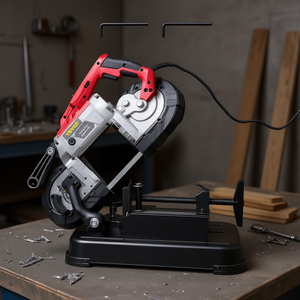 Sierra de Cinta Portátil Vevor, Capacidad de Corte de 127 mm, Motor de 1.1 Kw, Maquinaria para Cortar Metal - Product Image 2