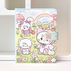 MK091 Nuovo Quaderno A5 con Copertina in PU a Forma di Cane Kawaii, Rilegatura a 6 Fori per Diari <span class=keywords><strong>e</strong></span> Appunti degli Studenti - Product Image 1