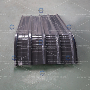 Macchina per Formatura Tetti ad Arco Controllata da PLC - Attrezzatura Motorizzata per Produzione di Tegole Metalliche Curve per Costruzioni Edili - Product Image 6