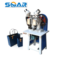 Machine à riveter semi-automatique à double tête, idéale pour les sacs en papier