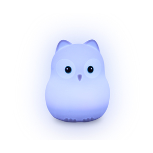 <span class=keywords><strong>Veilleuse</strong></span> pour bébé oiseau en silicone souple couleur RVB USB rechargeable PBA contrôle tactile gratuit télécommande en option pour les enfants - Product Image 2
