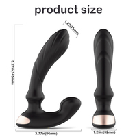 Masseur de prostate triple 3 en 1, fonctions puissantes, anneau vibrant pour pénis, vibrateur, jouets sexuels anaux pour hommes
