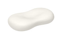 Oreiller ergonomique en mousse à mémoire de forme douce, anti-bactérien, pour soulager les douleurs cervicales, avec housse amovible, forme oblongue, logo personnalisé, design uni, sain
