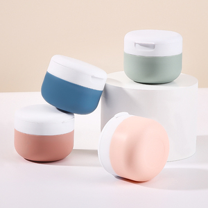 Tarro de Crema Cosmética de Silicona de Grado Alimenticio Ecológico de 90 ml con Apertura Grande, Envase de Viaje para Crema Facial - Product Image 1