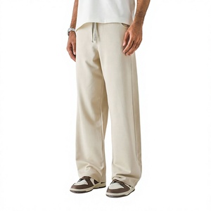 Nouvelle Arrivée – Pantalon de Survêtement Homme Personnalisable avec Cordon de Serrage, Couleurs au Choix, Respirant, Écologique, Grande Taille, Polyester/Coton - Product Image 1