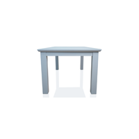 Table à manger en bois ALMELINDA au design moderne, prête à assembler, prix bas, mobilier de maison, fabriquée au Vietnam, pliable, pour villa et hôtel