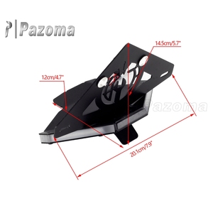 Motosiklet arka kuyruk işık entegre LED ışıkları için plaka braketi Ducati Panigale V4 2018-2022 Panigale V4 R V4 S - Product Image 6