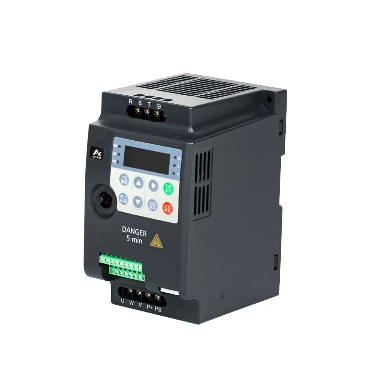 Convertisseur de fréquence Variable 0,4kw 0,75kw 1,5kw 2,2kw 220V/380V AC convertisseur de fréquence Variable VFD faible avec contrôle PID