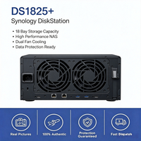 Synology DS1825+ DiskStation, Servidor de Almacenamiento en Red Empresarial NAS de 8 Bahías, 4 LAN de 2.5G, USB, Copia de Seguridad de Datos, RAID, Almacenamiento en la Nube, en Stock