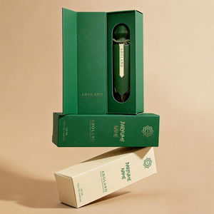 ขวดน้ำหอมแก้วดีไซน์พิเศษหรูหราขนาด 100 มล. พร้อมหัวฉีดแบบพ่น ฐานหนา ขวดเปล่า ปรับแต่งฝาและโลโก้ได้ บรรจุภัณฑ์พรีเมียม - Product Image 2