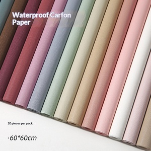 Papel de Regalo Virgen Kafun, Nuevo Estilo, Impermeable, con Forma de Flor 3D, para Ramos Rusos, 60cm*60cm - Product Image 3