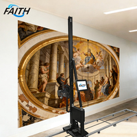 Équipement d'impression murale numérique 3D Faith Fast Stable, système d'impression jet d'encre à séchage UV pour les murs des bâtiments commerciaux