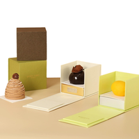 Le fabricant produit une boîte cadeau vide magnétique d'emballage de gâteau dessert écologique multifonctionnel