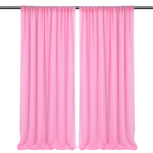 Tirai kain sifon dekorasi pernikahan, tirai latar belakang kain sifon dapat diatur untuk pesta panggung, acara pernikahan - Product Image 4