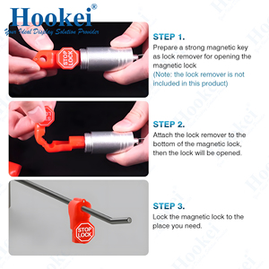 Gancho Serradura Depanel <b>Display</b> Peg <b>Hook</b> Stop Lock For Safety <b>Hooks</b> - Product Image 4