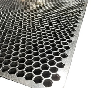 نمط خلية النحل سداسي الشكل مثقب من الفولاذ الكربوني والألومنيوم والفولاذ المقاوم للصدأ والفولاذ المطلي بالمسحوق والمعتدل والملحوم - Product Image 2