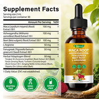 Itawel Gouttes Liquides Personnalisées Véganes aux Extraits de Maca Noire, Ashwagandha et Betterave Rouge pour l'Énergie et l'Équilibre Hormonal Adulte