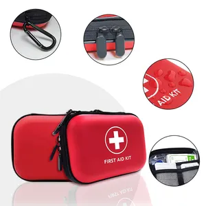 Casa di fabbrica piccola emergenza medica multi-funzione impermeabile eva borsa di sopravvivenza e comoda scatola kit di pronto soccorso con forniture