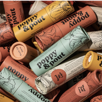 Baume à lèvres hydratant d'origine naturelle biodégradable 100% Emballage de tube de papier push-up