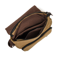Tas Selempang Bisnis Pria Kanvas Retro Terbaru Grosir, Tahan Air, Kapasitas Besar, Tas Laptop, Tas Dada
