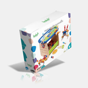 Jouets éducatifs <span class=keywords><strong>Montessori</strong></span> en <span class=keywords><strong>bois</strong></span> pour tout-petits de 2 à 3 ans, établi de travail de motricité fine avec vis - Product Image 5