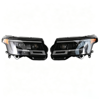 Phares LED : Mise à niveau vers le style 2023 avec feux de jour dynamiques (DRL) et clignotants pour Range Rover Vogue 2013-2017 – Ensemble de phares LED complet