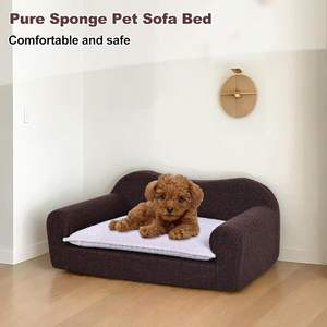 Cama Ortopédica para Perros y Gatos Pequeños, Tamaño XL, con Patrón Sólido, Funda de Sherpa Lavable, Cama de Espuma para Animales Pequeños - Product Image 5