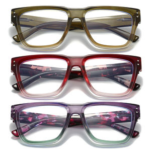 HS8812 1 pieza, Montura de <span class=keywords><strong>Gafas</strong></span> de Lectura Extra Grande con Remaches, Unisex, para <span class=keywords><strong>Hombre</strong></span> y Mujer, <span class=keywords><strong>Presbicia</strong></span>, 1.0 <span class=keywords><strong>1.5</strong></span> 2.0 2.5 3.0 3.5 4.0 - Product Image 3