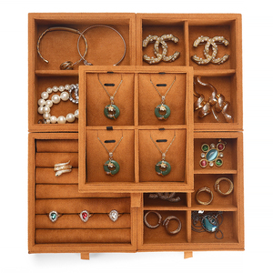 Hộp Đóng Gói Trang Sức DIGU Hộp Xếp Đồ Trang Sức Hình Đàn Piano Tùy Chỉnh + Vòng Nhung Vòng Cổ Hộp Trưng Bày Trang Sức Sang Trọng - Product Image 3