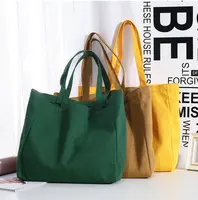Bolso grande de muselina orgánica ecológica para mujer, bolsa de mano de lona de algodón calico para compras en la playa, con logotipo impreso personalizado, 12oz, 2021