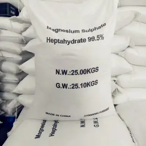 Gute Qualität 25kg Bitter salz Magnesiums ulfat Hepta hydrat Epson Salz bäder für Brett