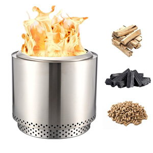Fire Pit sin humo <span class=keywords><strong>de</strong></span> acero inoxidable BBQ Grill Mat <span class=keywords><strong>Barbacoa</strong></span> Outdoor Lawn Grill Mat Pad Floor Mat <span class=keywords><strong>para</strong></span> proteger la plancha - Product Image 1
