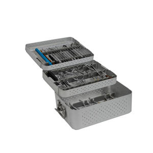 <span class=keywords><strong>Set</strong></span> instrumen dasar hewan hewan ortopedi, <span class=keywords><strong>Set</strong></span> alat bedah medis umum hewan peliharaan tropoma Populer - Product Image 5