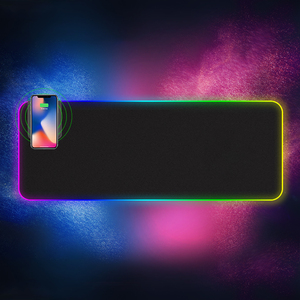Meilleure vente chargeur <span class=keywords><strong>de</strong></span> Charge électrique ordinateur <span class=keywords><strong>de</strong></span> jeu <span class=keywords><strong>de</strong></span> bureau Logo personnalisé étanche Pu <span class=keywords><strong>Rgb</strong></span> <span class=keywords><strong>tapis</strong></span> <span class=keywords><strong>de</strong></span> <span class=keywords><strong>souris</strong></span> <span class=keywords><strong>de</strong></span> charge sans fil - Product Image 3