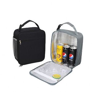 Sac à lunch en gros avec poignée portable et poche latérale en filet pour adulte - Product Image 2