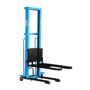 हॉट सेलिंग 500 किलोग्राम फोर्कलिफ्ट परिवहन इलेक्ट्रिक स्व-लोडिंग स्टाकर पोर्टेबल छोटे फोर्कलिफ्ट - Product Image 5