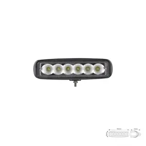 Barra de Luz LED NICAR de 36W 12V/24V para Niebla y Trabajo, Haz de Luz Amplio, IP67 Impermeable, 800LM, 6000-6500K, Carcasa de Aluminio, Montaje Magnético, para Vehículos - Product Image 2