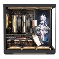 Nouvelle arrivée, boîtier de PC pour jeux Steel Shadow EX SPCC, tour moyenne, prend en charge les cartes mères ITX/M-ATX/ATX, refroidisseur CPU 360 mm