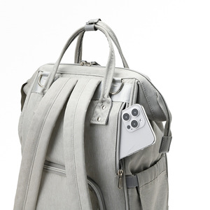 <span class=keywords><strong>Borsa</strong></span> Fasciatoio Zaino Grande Capacità per Mamme con Organizer per la Cura del Bambino e <span class=keywords><strong>Borsa</strong></span> Staccabile Rotonda - Product Image 5